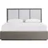 Super King Bed Frame with 3-Panel Headboard - Oak, Wood