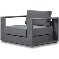 Swivel Armchair Outdoor - Slate, Aluminium