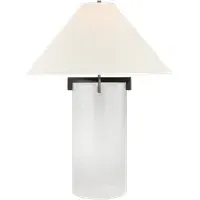 Table Lamp with Crystal Base - Iron, Crystal