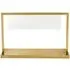 Table Lamp with LED Panel - Natural Brass