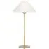 Table Lamp with Linen Shade - Antique Brass