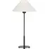 Table Lamp with Linen Shade - Bronze