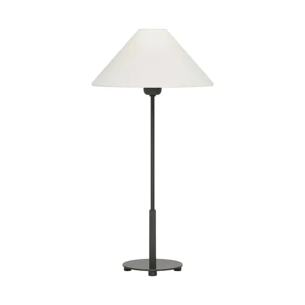 Table Lamp with Linen Shade - Bronze