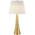 Table Lamp with Linen Shade - Gold, Metal