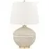 Table Lamp with Linen Shade - Neutral, Ceramic