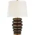 Table Lamp with Stacked Design - Bronze, Ceramic