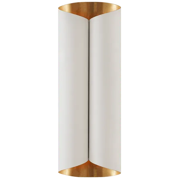 Tall Wall Light - White, Plaster image
