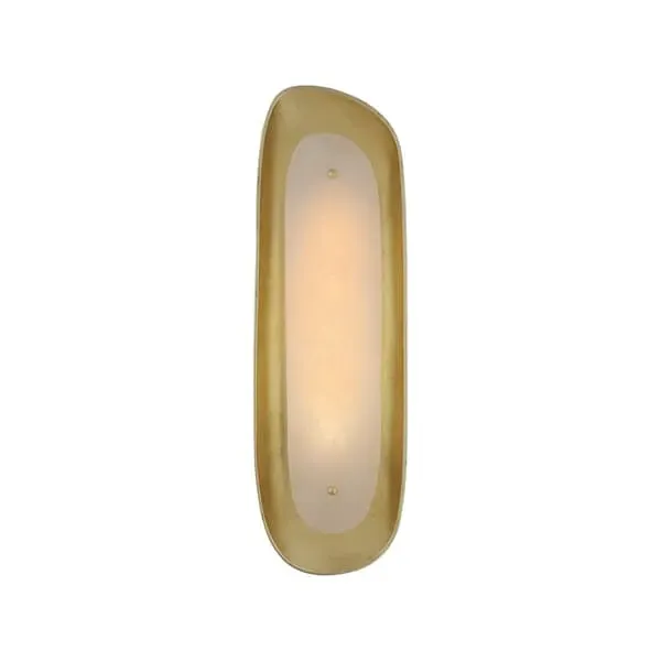 Tall Wall Light with Alabaster - Gild, Metal image