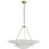 Tiered Mollino Chandelier - White, Metal