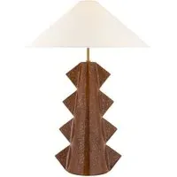 Triangular Table Lamp - Copper, Ceramic