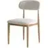 Upholstered Dining Chair - Light Neutral, Fabric