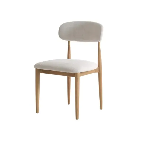 Upholstered Dining Chair - Light Neutral, Fabric image