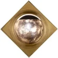 Venice Wall Light with Mirror - Brass, Metal