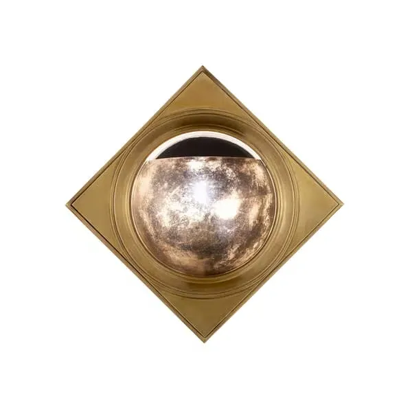 Venice Wall Light with Mirror - Brass, Metal