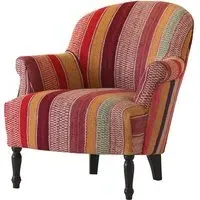 Victoria Armchair Andean Pattern - Multi, Wool