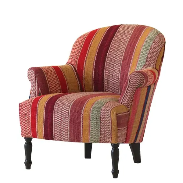Victoria Armchair Andean Pattern - Multi, Wool