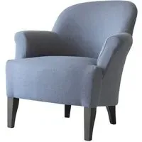 Victoria Armchair CRIB 5 Rated - Blue, Linen