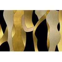 Wall Art with Glossy Finish - Gold, Plexiglass