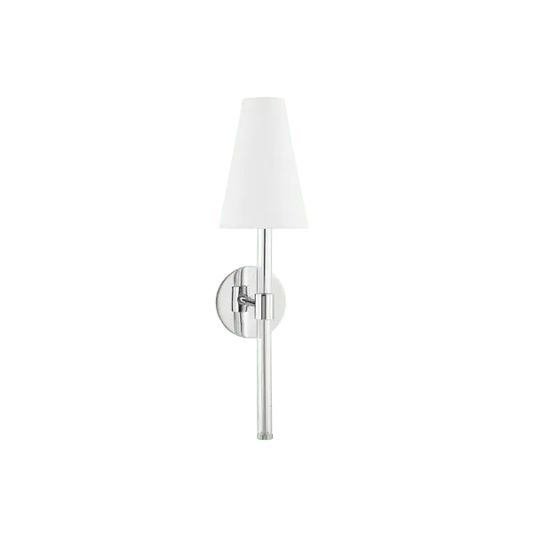 Wall Light with Acrylic Rods - Nickel, Metal image