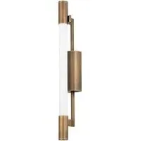 Wall Light with Acrylic Shade - Brass