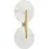 Wall Light with Alabaster Disc - Brass