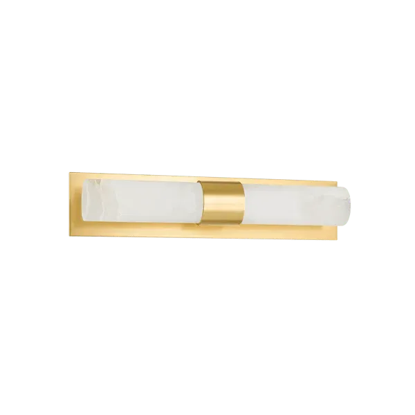 Wall Light with Alabaster Tubes - Brass
