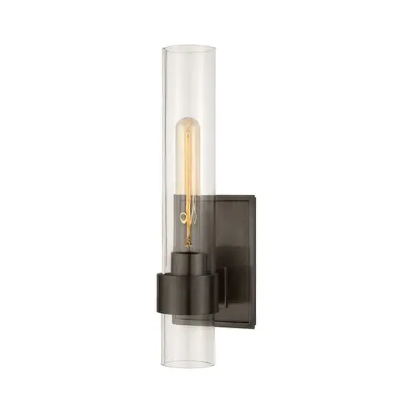 Wall Light with Bronze Finish - Metal