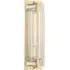 Wall Light with Crystal Shade - Brass, Metal
