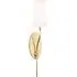 Wall Light with Curved Arms - Brass, Metal