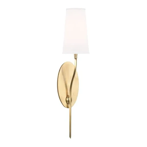 Wall Light with Curved Arms - Brass, Metal image