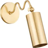 Wall Light with Directional Design - Brass