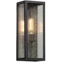Wall Light with Frosted Glass - Bronze