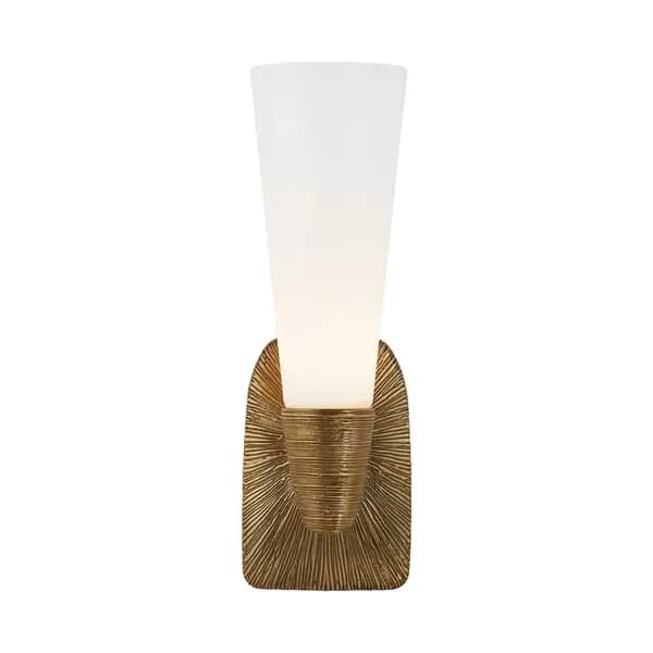 Wall Light with Gild Finish - Gold, Metal image
