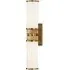 Wall Light with Glass Cylinders - Brass, Metal