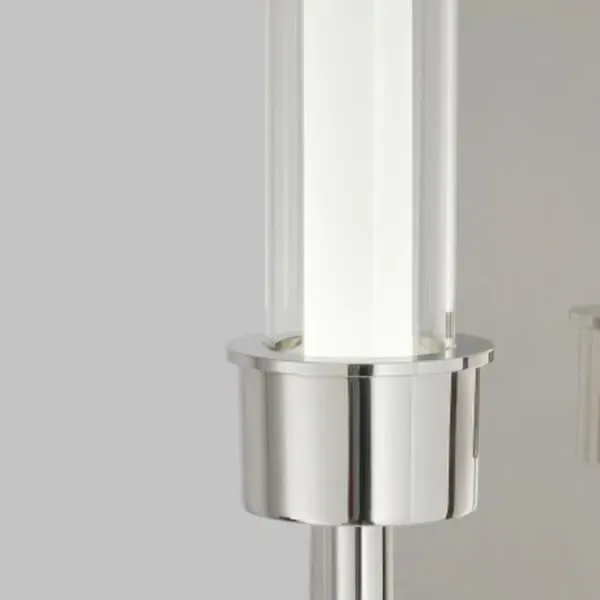 Wall Light with LED - Polished Nickel