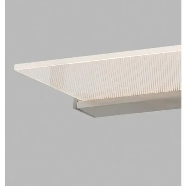 Wall Light with LED Technology - Clear, Nickel
