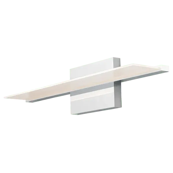 Wall Light with LED Technology - Clear, Nickel