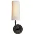 Wall Light with Paper Shade - Bronze, Metal