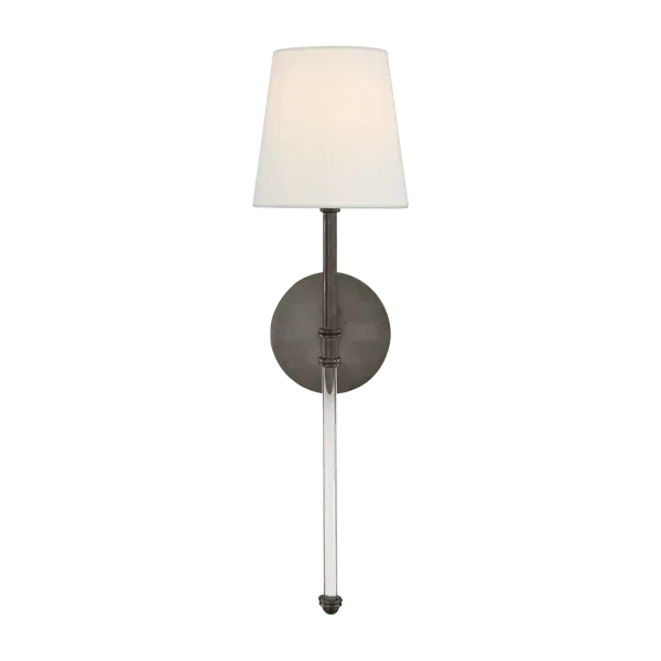 Wall Light with Paper Shade - Bronze, Metal