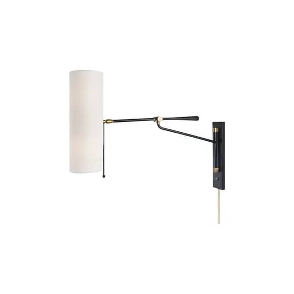 Wall Light with Shade - Antique Brass, Iron
