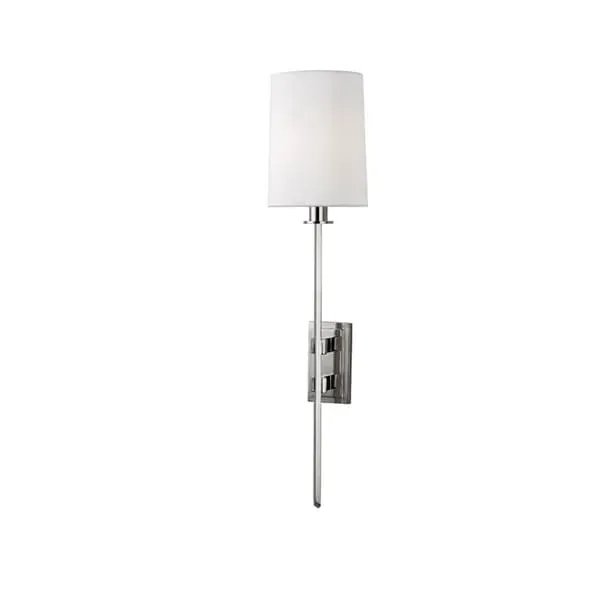 Wall Light with Shade - Polished Nickel image