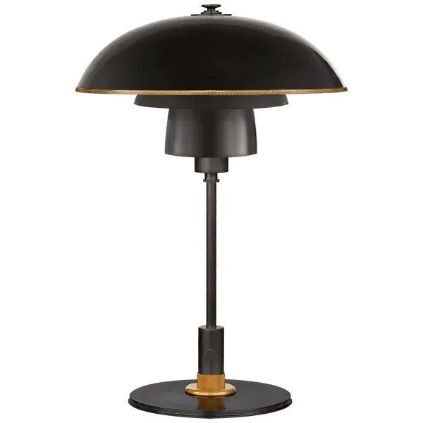 Whitman Table Lamp Art Deco Style - Bronze, Brass