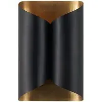 Wide Wall Light - Antique Brass