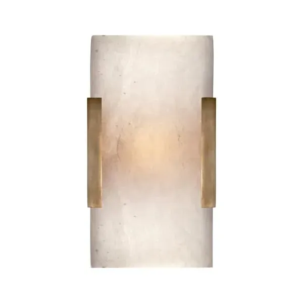 Wide Wall Light - Antique-Burnished Brass image