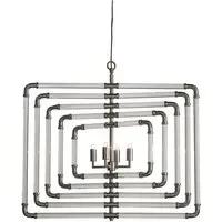 5-Frame Mobile Pendant Light - Clear, Acrylic