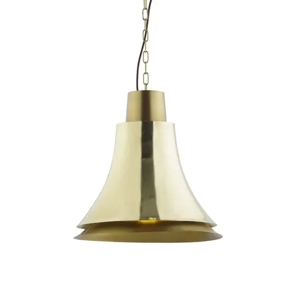 Bell Pendant Light - Brass, Metal