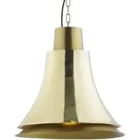 Bell Pendant Light - Brass, Metal