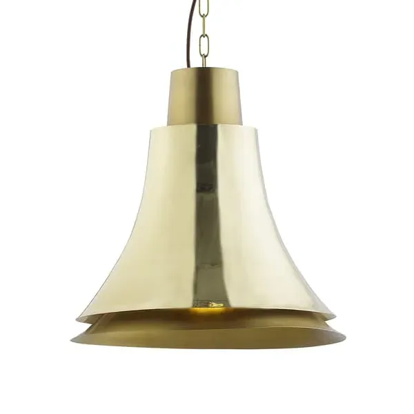 Bell Pendant Light - Brass, Metal image