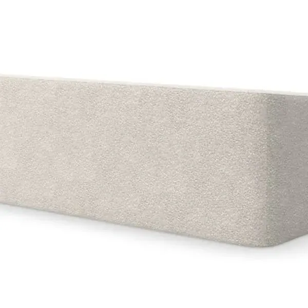 Faye Sculptural Sofa - White, Boucle