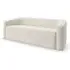 Faye Sculptural Sofa - White, Boucle
